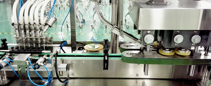 六頭灌裝旋蓋一體機細節(jié)圖