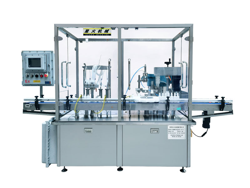 口服液自動灌裝旋蓋一體機