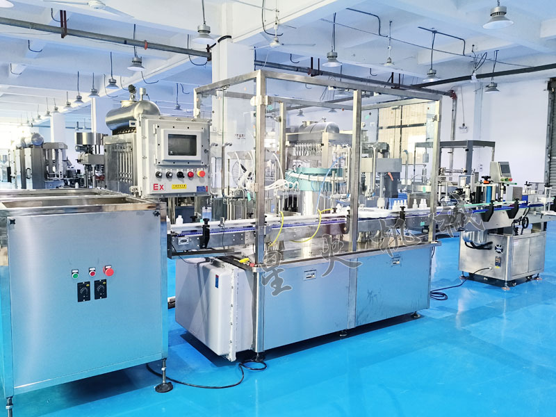 口服液自動灌裝旋蓋一體機