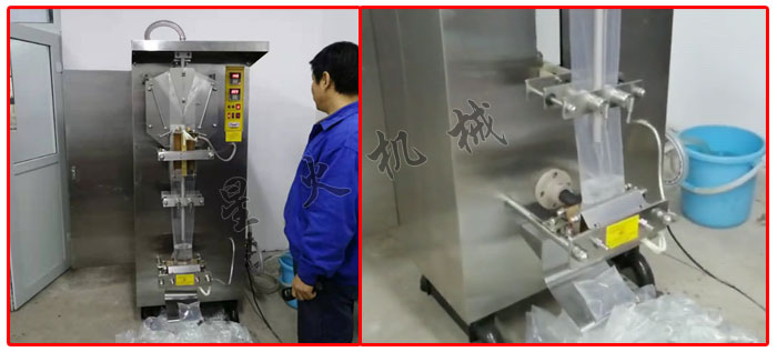 客戶廠房星火料酒包裝機(jī)械設(shè)備包裝現(xiàn)場(chǎng)拍攝